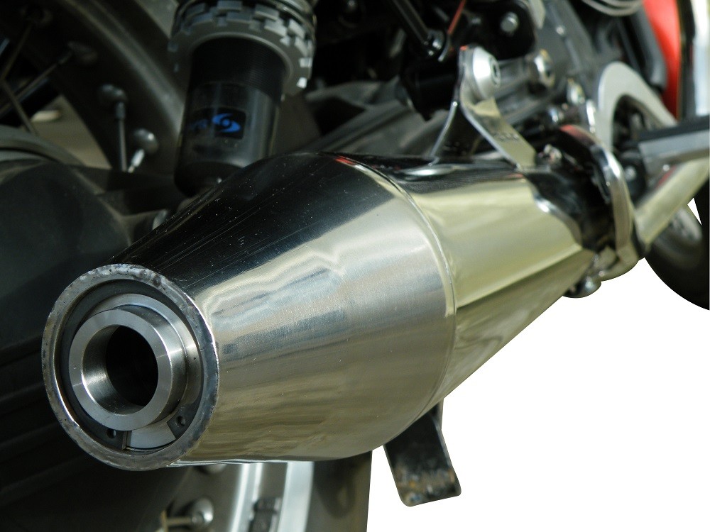 Coppia Scarichi Omologati GPR Vintacone Per Moto Guzzi California 1100 (2003-05) - In Acciaio Inox Con Catalizzatore E DBKILLER Estraibile
