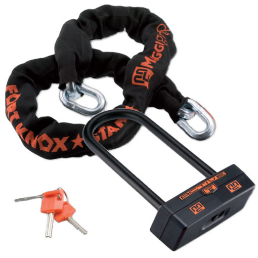 MAGGIGROUP FORT KNOX ACTIVE SQUARE - CATENA + LUCCHETTO A U - L100CM