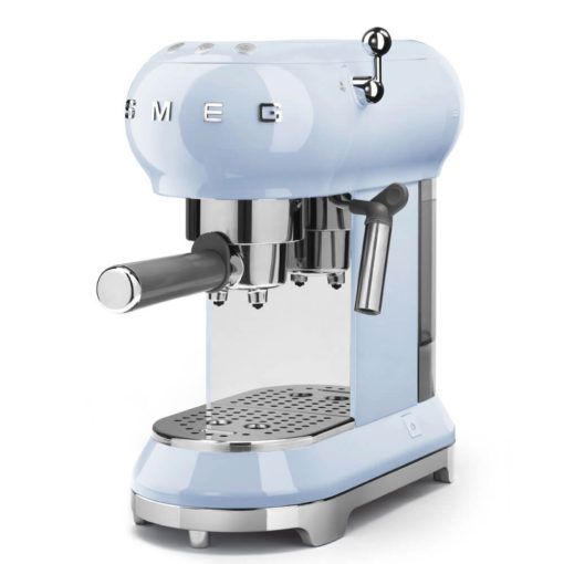 Smeg Macchina del caffè ECF01PBEU, Colore Azzurro Anni 50 Style