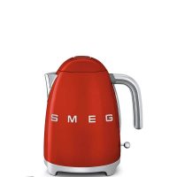 Smeg - Bollitore elettrico con logo 3D, KLF03RDEU, Colore Rosso - Anni 50 Style