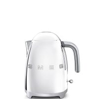 Smeg - Bollitore elettrico con logo 3D, KLF03SSEU, Colore Cromato - Anni 50 Style