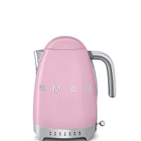 Smeg Bollitore elettronico a temperatura variabile con Logo 3D KLF04PKEU, Colore Rosa Anni 50 Style