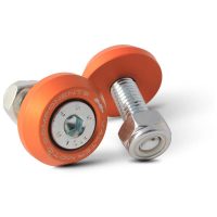 Valter Moto - Distanziale conico foro Ø8 marchiato VMC - Arancio