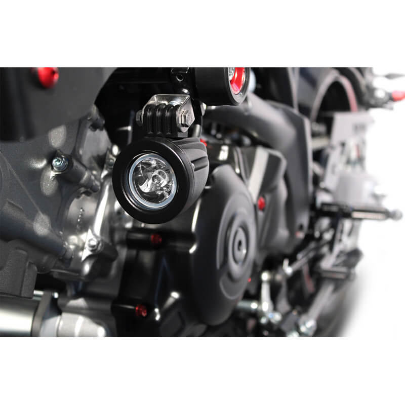 Valter Moto - Faretto LED con kit di montaggio - Nero - eVendor