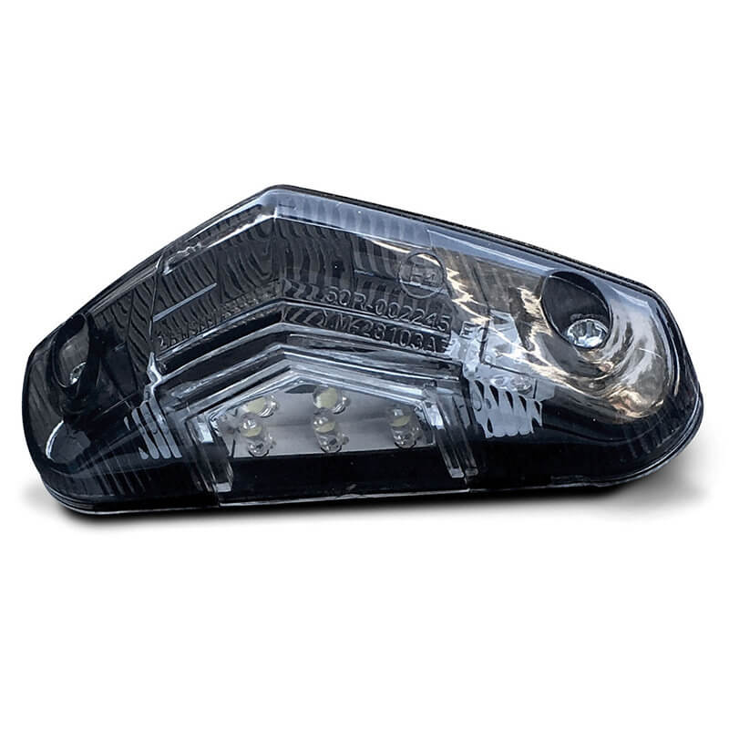 Valter Moto - Luce posteriore Led lente fumè - Nero