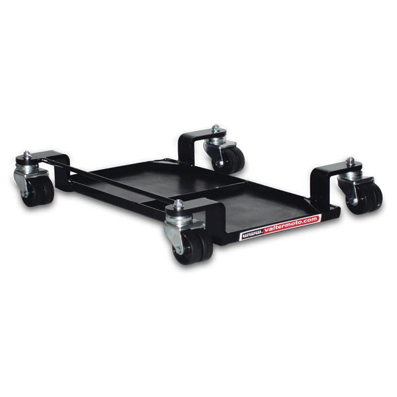 Valter Moto - Base mobile per cavalletto centrale - Nero