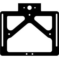 Valter Moto - LICENSE PLATE HOLDER STEEL PISTA - RUS