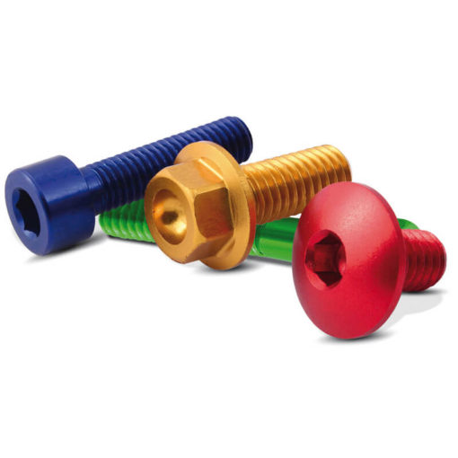 Valter Moto - 50 RONDELLE NYLON D. INT. 5 MM. - Titanio