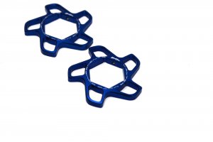 Valter Moto - Ghiere regolazione precarico forcelle - Aprilia/Ducati/Honda/Kawasaki/Suzuki/Triumph - Blu