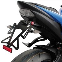 Alternative view of Valter Moto - Piastra portatarga PISTA - Misure Italia - Acciaio Nero