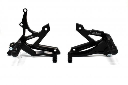 Valter Moto - Pedane Tipo 1 (KIT) - Kawasaki Z750, Z1000 2007-2013 - Nero