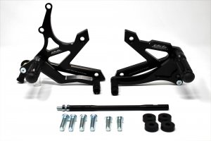 Valter Moto - Pedane Tipo 1 (KIT) - Kawasaki Z750, Z1000 2007-2013 - Nero - immagine 3