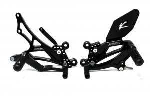 Valter Moto - Pedane Tipo 1.5 (KIT) - Honda CBR600RR 2003-2004 - Nero