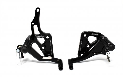 Valter Moto - Pedane Tipo 1 (KIT) - Suzuki GSR750/GSXS750 2010-2016 - Nero