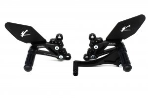 Valter Moto - Pedane Tipo 1.5 (KIT) - Ducati 848, 1098, 1198 - Nero