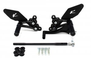 Valter Moto - Pedane Tipo 1.5 (KIT) - Ducati 848, 1098, 1198 - Nero - immagine 3