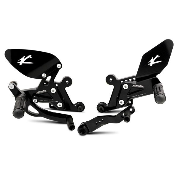 Valter Moto - Pedane Tipo 1.5 Cambio Rovesciato (KIT) - BMW S1000RR 2015-2018 - Nero