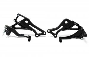 Valter Moto - Pedane Tipo 1 (KIT) - Ducati MONSTER 2001-2013 - Nero