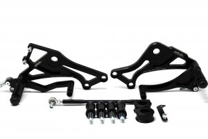 Valter Moto - Pedane Tipo 1 (KIT) - Ducati MONSTER 2008-2014 - Nero - immagine 3