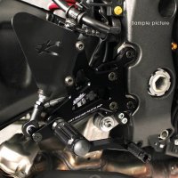 Alternative view of Valter Moto - Pedane Tipo 1.5 (KIT) - Honda CBR600RR 2006-2007 - Nero