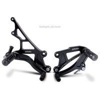 Valter Moto - Pedane Tipo 1 Cambio Rovesciato (KIT) -  Yamaha R1 2007-2008 - Nero