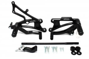 Valter Moto - Pedane Tipo 1 (KIT) - Honda CBR600RR 2003-2004 - Nero - immagine 3