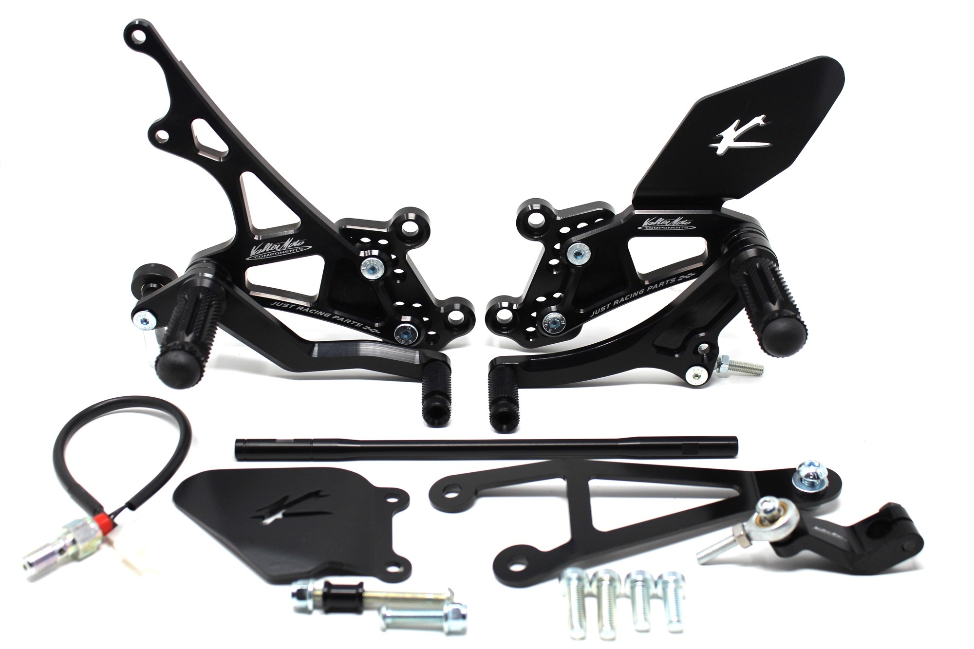 Valter Moto - Pedane Tipo 1.5 (KIT) - Honda CBR1000RR 2008-2016 - Nero - immagine 3