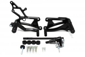 Valter Moto - Pedane Tipo 1 (KIT) - Honda CBR600RR 2009-2016 - Nero - immagine 3