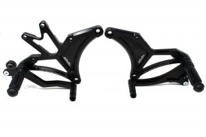 Valter Moto - Pedane Tipo 1.5 (KIT) - Kawasaki VERSYS650, ER6N 2005-2019 - Nero