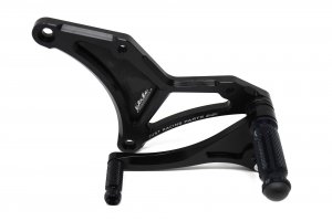 Valter Moto - Pedane Tipo 1.5 (KIT) - Kawasaki VERSYS650, ER6N 2005-2019 - Nero - immagine 4
