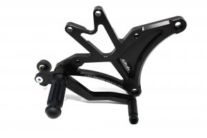 Valter Moto - Pedane Tipo 1.5 (KIT) - Kawasaki VERSYS650, ER6N 2005-2019 - Nero - immagine 5