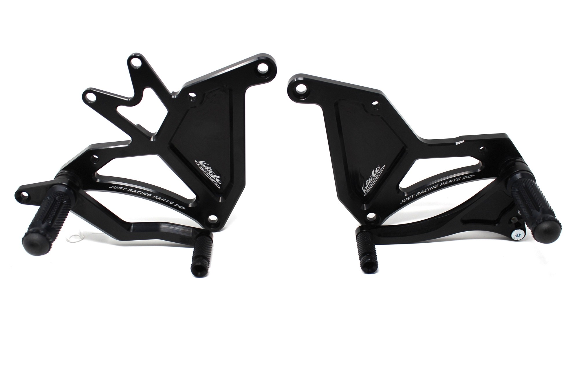 Valter Moto - Pedane Tipo 1 (KIT) - Kawasaki ER6N ZX6R 2009-2011 - Nero