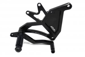 Valter Moto - Pedane Tipo 1 (KIT) - Kawasaki ER6N ZX6R 2009-2011 - Nero - immagine 4