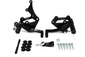 Valter Moto - Pedane Tipo 1 (KIT) - Suzuki GSR600 2006-2012 - Nero - immagine 3