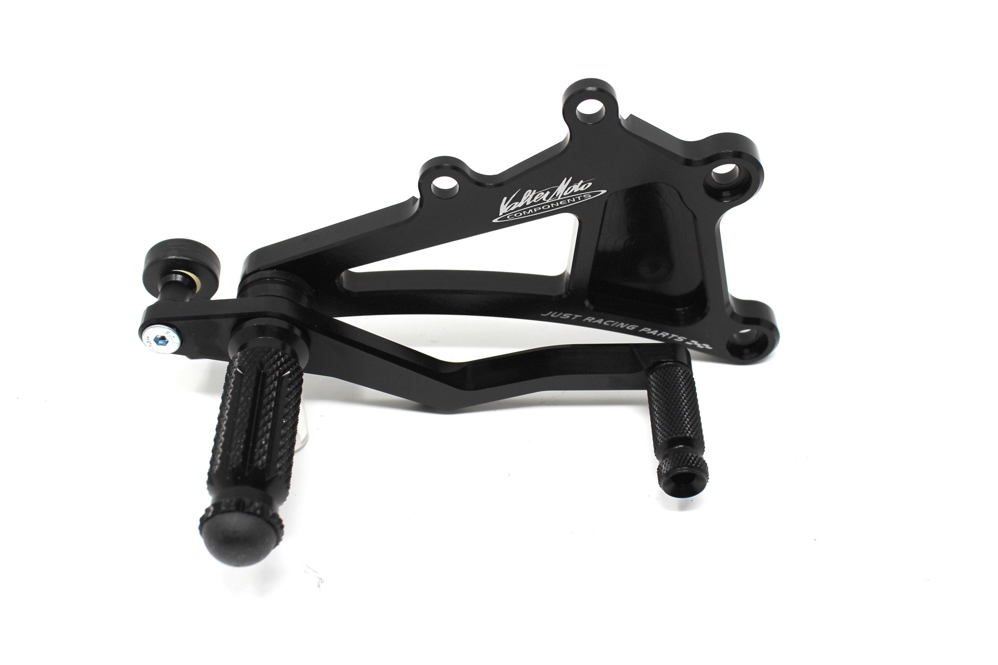 Valter Moto - Pedane Tipo 1 Cambio Rovesciato (KIT) - Triumph DAYTON675/STREET TRIPLE 2007-2012 - Nero - immagine 5
