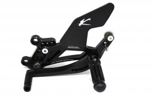Valter Moto - Pedane Tipo 1.5 Cambio Rovesciato (KIT) - Honda CBR 1000 RR 2006-2007 - Nero - immagine 6