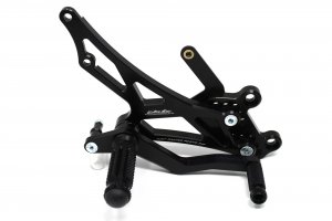 Valter Moto - Pedane Tipo 1.5 Cambio Rovesciato (KIT) - Honda CBR 1000 RR 2006-2007 - Nero - immagine 5