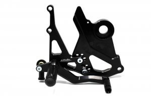 Valter Moto - Pedane Tipo 1.5 (Kit) - Kawasaki Z650 2017-2019 - Nero - immagine 4