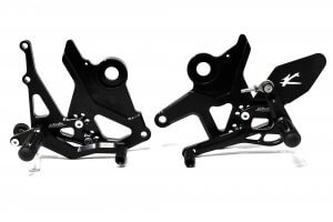 Valter Moto - Pedane Tipo 1.5 (Kit) - Kawasaki Z650 2017-2019 - Nero