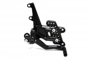 Valter Moto - Pedane Tipo 1.5 Cambio Rovesciato (Kit) - Yamaha R3 2015-2018 - Nero - immagine 5