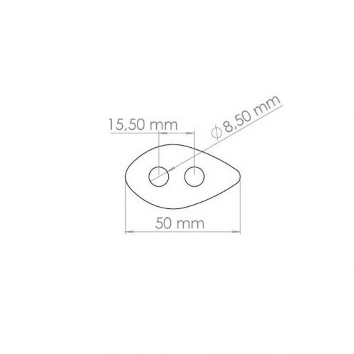 Valter Moto - Piastrine adattatori frecce Cbr600Rr/Abs 13-15 (4Pz) - Nero