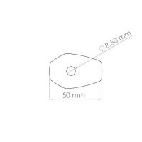 Valter Moto - Piastrine adattatori frecce Suzuki (4Pz) - Nero