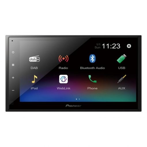 Pioneer DMH-A340DAB – Autoradio 2 DIN con Schermo Touch da 6,8" e DAB+