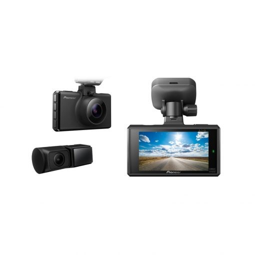 Pioneer VREC-DH300D - Dashcam a 1 canale, Full HD, 27,5 fps. Ampio angolo di visione di 160°.