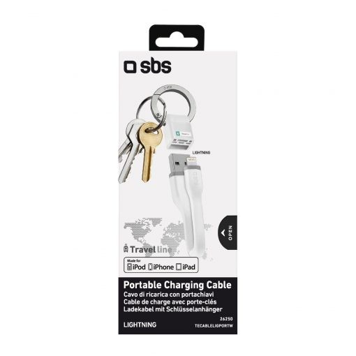 SBS TECABLELIGPORTW cavo Lightning Bianco