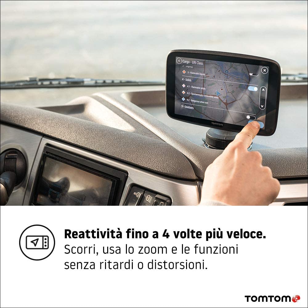 TomTom GO Expert 7'': GPS per Camion HD e Aggiornamenti WiFi - eVendor