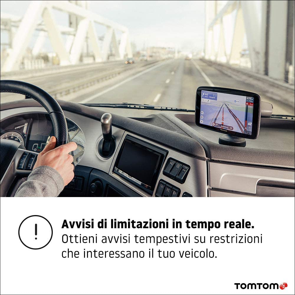 TomTom GO Expert 7'': GPS per Camion HD e Aggiornamenti WiFi - eVendor