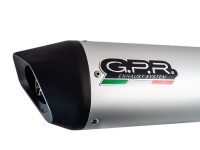 Alternative view of Scarico GPR  Tuning Furore alluminio L.310mm 90 X 120mm  Silenziatore Racing con dbkiller Furore alluminio