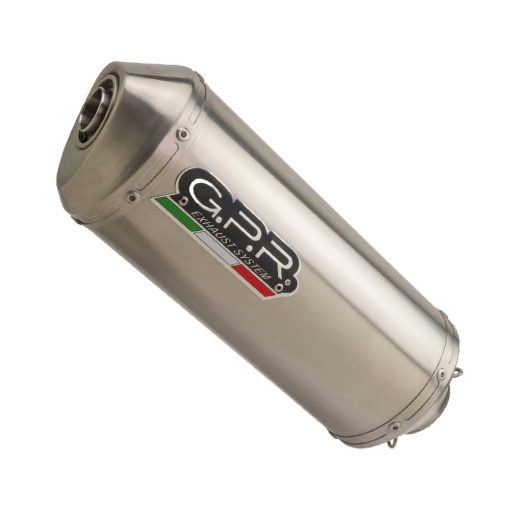 Scarico GPR Royal Enfield Classic / Bullet Efi 500 2017/20 e4 Scarico omologato per rumore con raccordo racing Satinox