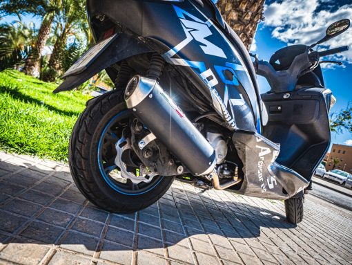 Scarico GPR  Kymco Downtown 350 2018/20 e4 Scarico omologato rumore con collettore racing Evo4 Road